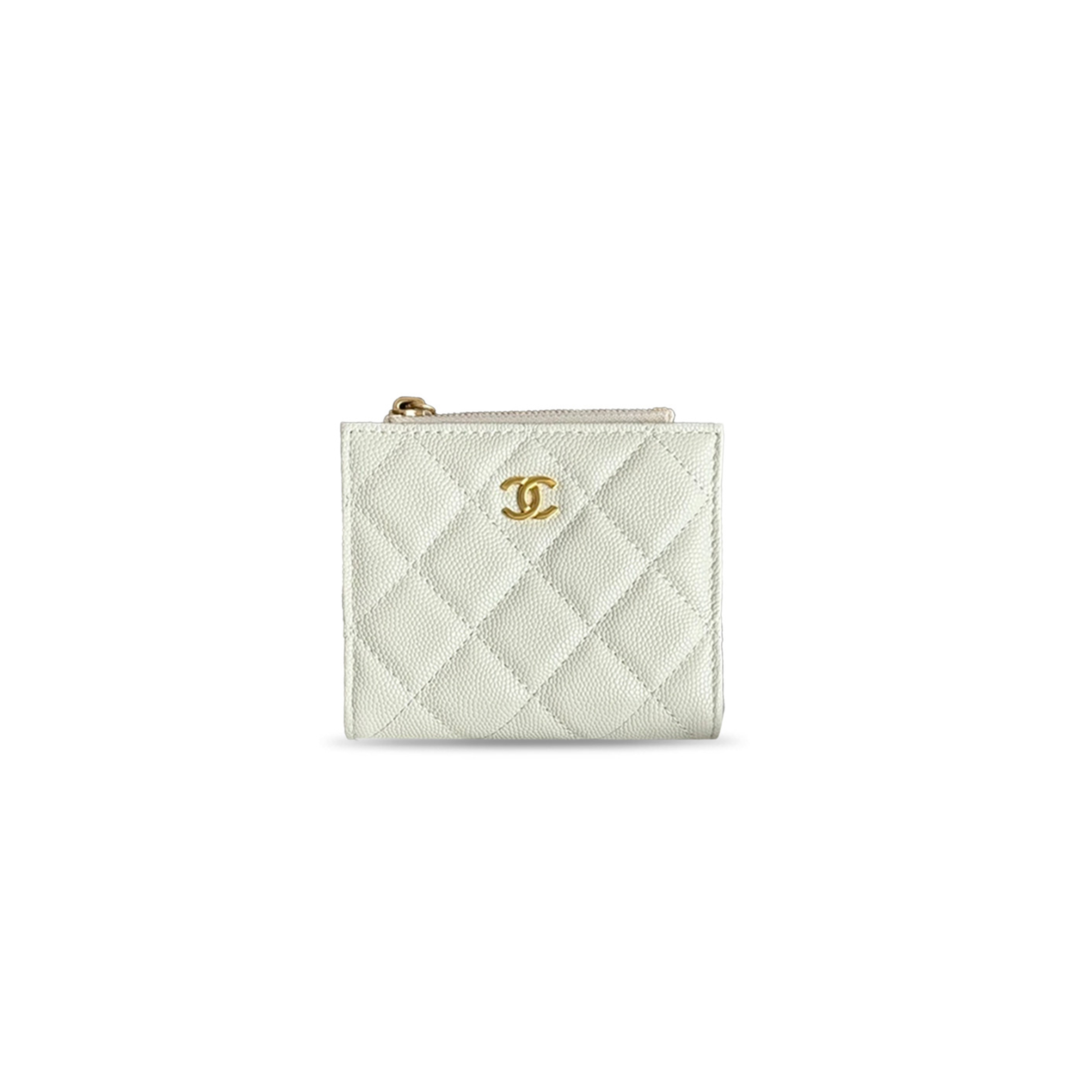 CHANEL CAVIAR QUILTED LEATHER ZIP-AROUND SHORT WALLET AP3388 (11*10*2cm)